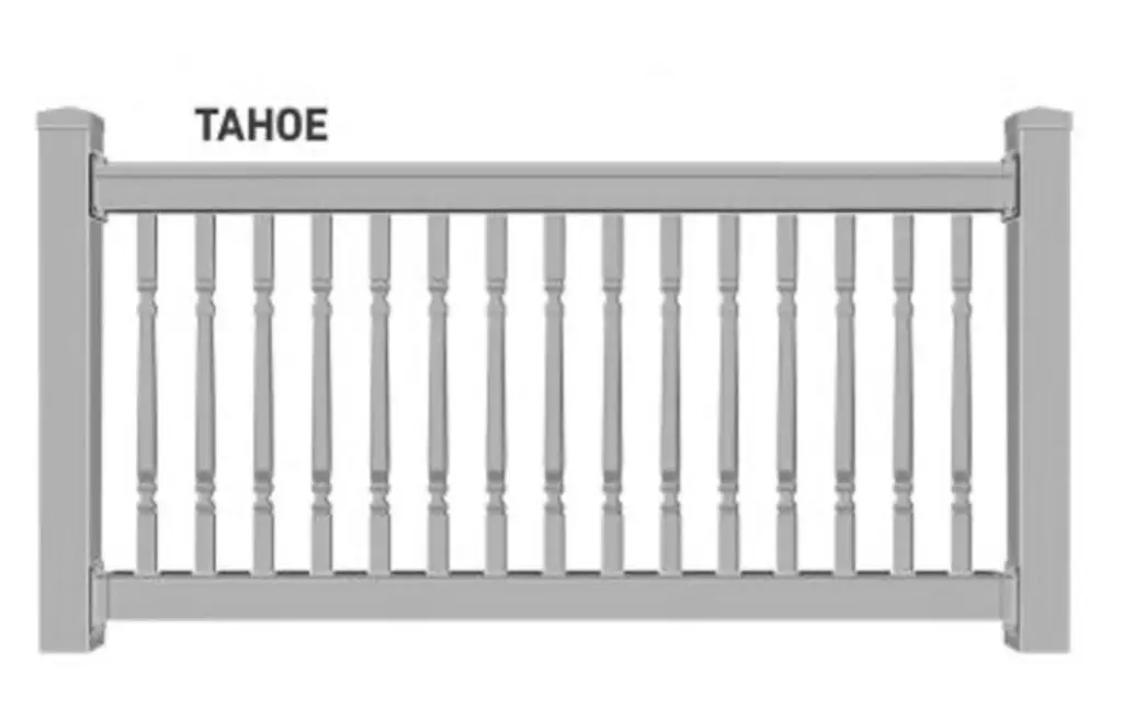 Decorative Tahoe railing design