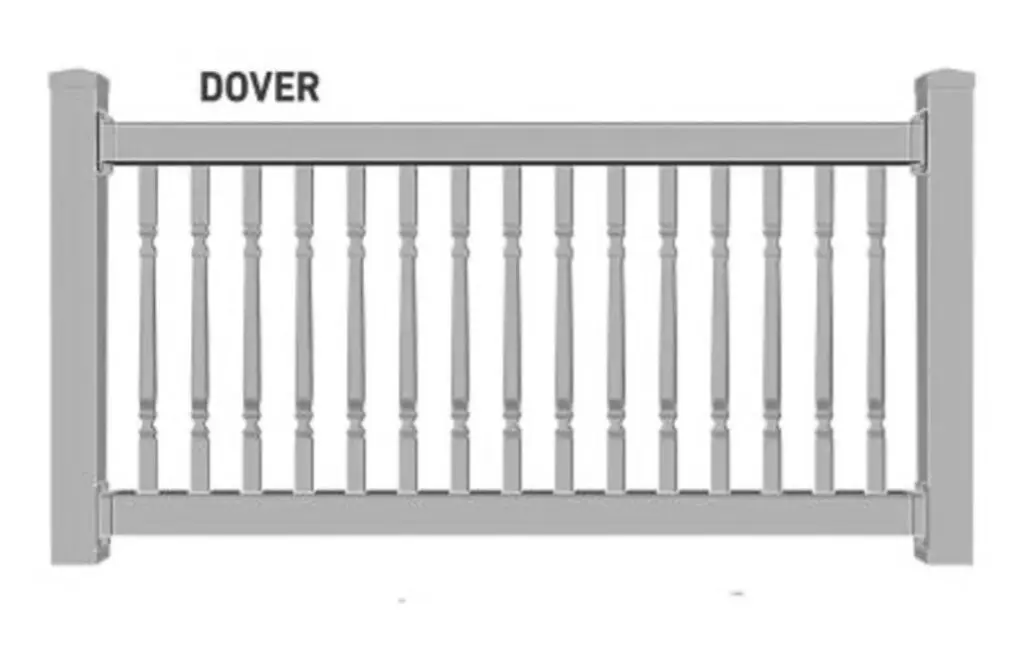 Dover style fence design image